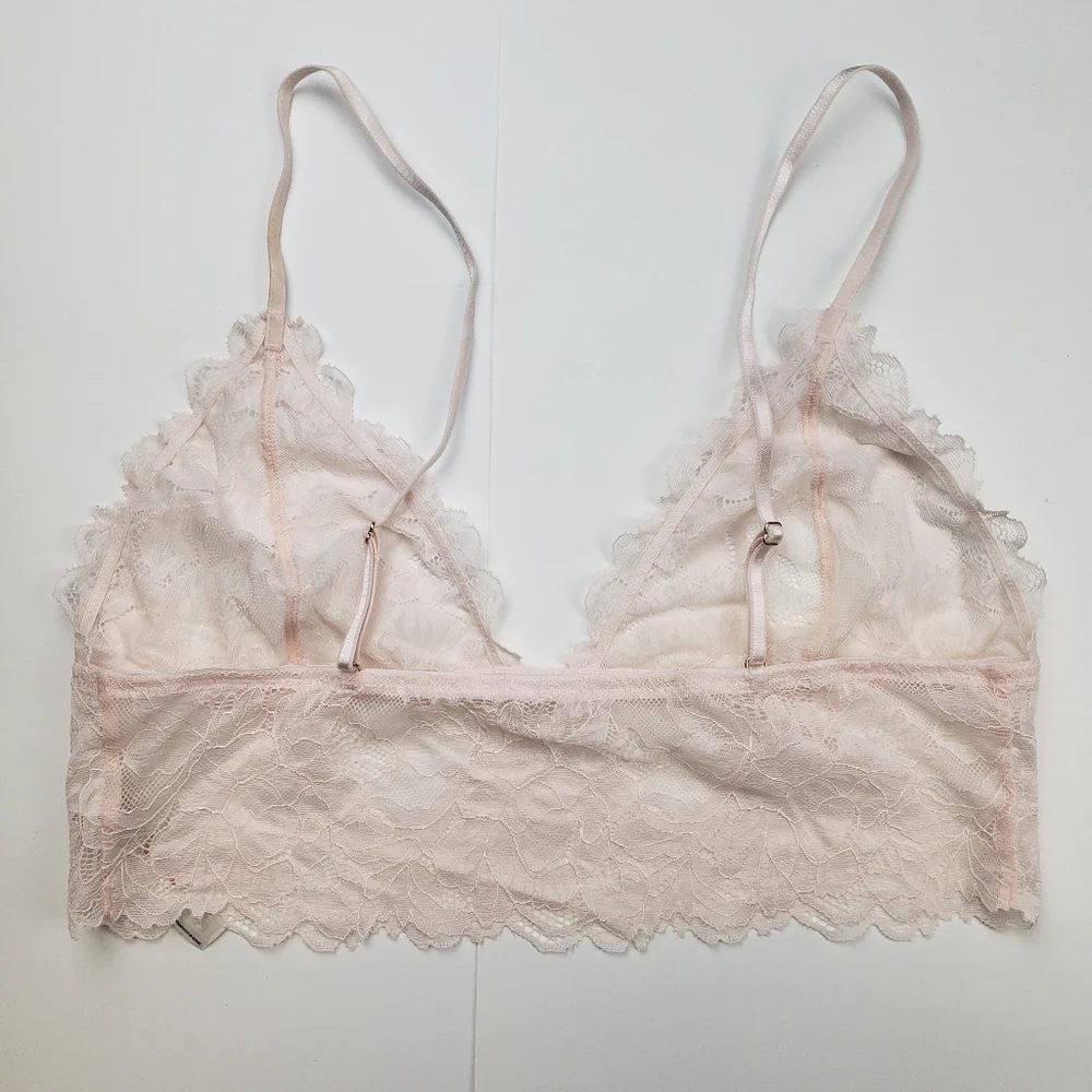 Free People Lace Bralette - Light Pink